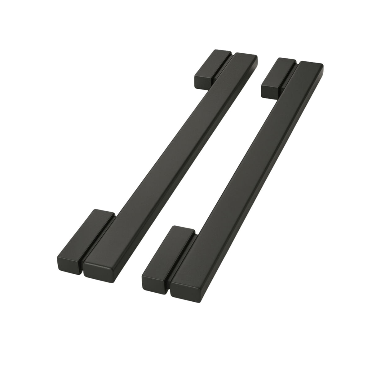 Puxador Moma Duplo 500mm Preto Zen 41046_0